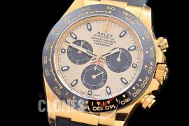 0 0 0 RLDF-4130-205R Gold-F 904L Steel Daytona 116518LN YG/CER/RU Champagne Sticks 4130 Superclone - 72 Hours Power Reserve Movement / New Age Thick Nano-Plated