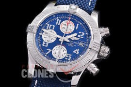 BLSA-43-112 ANF/OXF Avenger Chronograph 43 SS/LE Blue Num A-7750