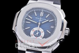 PP-5980-103L PPF Nautilus 5980 Chronograph SS/LE Blue Sticks Asian Clone Calibre CH28-520 C