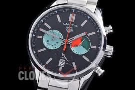 TGCC-42-117 Carrera Classic Chronograph SS/SS Black OS 20 Qtz 