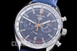 TGCC-42-106L Carrera Classic Chronograph SS/LE Blue OS 20 Qtz 