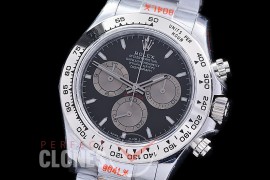 0 0 0 0 RLDS-126509-107W QF 904L Steel Daytona 126509 SS/SS Black Sticks 4131 Superclone - 72 Hours Power Reserve Movement / Extra Weighted