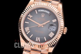 R40DDR10037 Daydate 40mm 228235 RG/RG Slate Ombre Roman A-2836