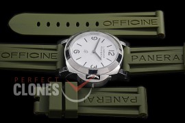 0 0 0 0 PN1087W01 HWF Pam 1087 W Series Luminor Base White Logo SS/LE Black A-6497 