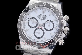 0 0 0 0 RLDS-126500-051 XF/VSF 904L Steel Daytona 126500LN SS/SS White Sticks DD 4131 Superclone - 72 Hours Power Reserve Movement 
