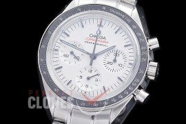 0 0 0 OMSP00315 OMF Speedmaster Moon Watch Limited Ed SS/SS White Venus 75 H/W