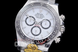 0 0 0 0 RLDS-126500-201 Gold-F 904L Steel Daytona 126500LN SS/SS White Sticks DD 4131 Superclone - 72 Hours Power Reserve Movement 