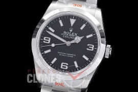 0 0 0 0 0 RLEX-40-001 GMF 904L Steel Explorer 1 40mm 224270 SS/SS Black VR 3230