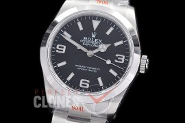 0 0 0 0 0 RLEX-40-001A GMF 904L Steel Explorer 1 40mm 224270 SS/SS Black A-2824
