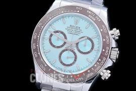 0 0 0 0 RLDS-126506-101W QF 904L Steel Daytona 126506 SS/SS Ice Blue Sticks 4131 Superclone - 72 Hours Power Reserve Movement / Extra Weighted