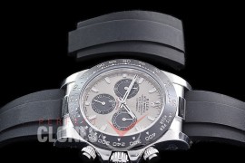 0 0 0 RLDS-4130-963R ZF 904L Steel Daytona 116519LN SS/CER/RU Grey Sticks 4130 Superclone - 72 Hours Power Reserve Movement