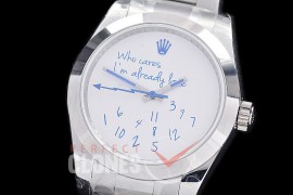 RLM00208A BP Mad Paris X colette Collaborate on “Who Cares Edition” Milgauss 116400 SS/SS White A-2824