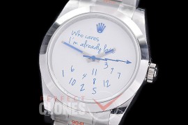 RLM00308A BP Mad Paris X colette Collaborate on “Who Cares Edition” Milgauss 116400 904L SS/SS White A-2824