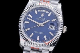 0.0 0 0 0 R40DDS00337 BPF V2 Extra Weighted Daydate 40mm 228239 904 Steel SS/SS Fluted Bez Blue Glazier A-2836