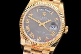 0.0 0 0 0 0 0 R36DDF00322S BPF Extra Weighted Daydate 40mm 128238 904 Steel YG/YG Fluted Bez Grey Roman SH 3255