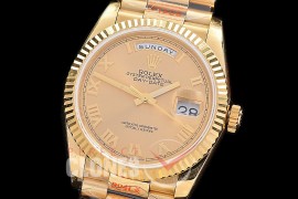 0.0 0 0 0 0 0 R36DDF00325S BPF Extra Weighted Daydate 40mm 128238 904 Steel YG/YG Fluted Bez Gold Roman SH 3255