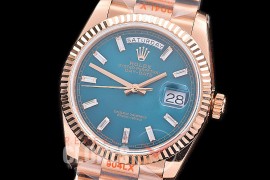 0.0 0 0 0 0 0 R36DDR00333 BPF Extra Weighted Daydate 40mm 128235 904 Steel RG/RG Fluted Bez Blue Glazier A-2836