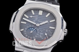 0 0 0 0 PP-5712-003 PPF V2 Nautilus 5712/1R Date/Moon Phase Power Reserve SS/LE Grey Asian Clone Calibre 320 PS IRM C LU 