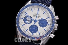 0 0 0 OMSP00317N OMF Speedmaster Snoopy Limited Ed SS/NY White Venus 75 H/W