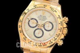 0 0 0 0 RLDF-126508-155W QF 904L Steel Daytona 126508 YG/YG Gold Sticks 4131 Superclone - 72 Hours Power Reserve Movement / Extra Weighted 