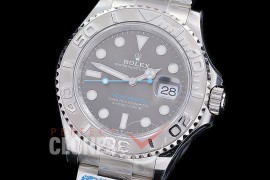 0 0 0 0 0 0 RYMEN00991 C-Plus F 904L Steel Yachtmaster 126622 Men SS/SS Rhodium Grey 3235