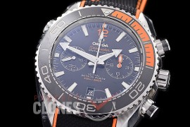 0 0 0 0 0 OMCPOC45-002R M+S-F Planet Ocean Chrono SS/RU Black A-7750 Mod to Calibre 9900 Functions 