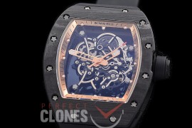 0 0 0 0 RM055-01-033 ZF RM055 Bubba Watson NTPT Limited Edition FC/RU Skeleton Seiko NH05A Mod