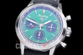 BLTT-101L Top Time Deus Chronograph Limited EditionSS/SS White Sticks Asia 7750 