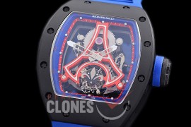 0 0 0 0 0 0 RM052-01-003 JBF RM 052-01 Paris St Germain PSG Limited Ed NTPT/RU Skeleton Real Tourbillon Movt