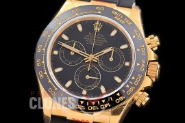 0 0 0 0 0 0 RLDF-4130-852RW QF V11 904L Steel Daytona 116518LN YG/CER/RU Black Sticks 4130 Superclone - 72 Hours Power Reserve Movement / Extra Weighted 