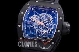 0 0 0 0 0 0 RM035-02-052 KVF RM035 Americas Black Toro Ceramic Limited Edition CER/RU Skeleton Asian Clone Calibre RMUL-2 - 120 Hrs Power Reserve 