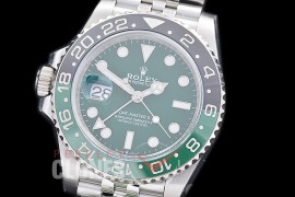 0 0 0 0 0 RLGS00875J SCF 904L Steel Lefty GMT 126729VTNR "Sprite" SS/SS/Jubilee Green VR 3285 CHS