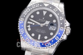 0 0 0 0 0 RLGS00962 Clean-F 904L Steel GMT 126710BLNR Batman SS/SS/Oyster Black DD 3285 CHS - 72 Hours Power Reserve
