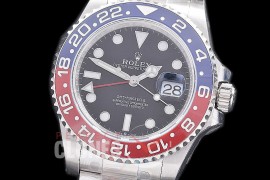 0 0 0 0 0 RLGS00963 Clean-F 904L Steel GMT 126710BLRO Pepsi SS/SS/Oyster Black DD 3285 CHS - 72 Hours Power Reserve