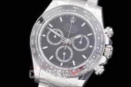 0 0 0 0 0 RLDS-126500-602 Clean-F 904L Steel Daytona 126500LN SS/SS Black Sticks DD 4131 Superclone - 72 Hours Power Reserve Movement