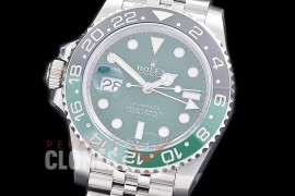 0 0 0 0 0 RLGS00965J Clean-F 904L Steel Lefty GMT 126710VTNR SS/SS/Jubilee Green DD 3285 CHS - 72 Hours Power Reserve 