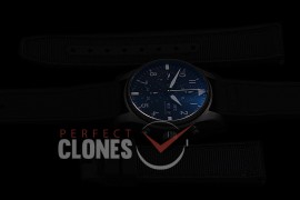 0 0 0 0 0 IWP00093 ZF Pilot Chronograph CER/RU Blue A-7750 
