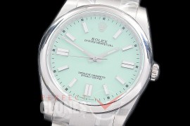 RLOY-36-109 BP Osyter Perpetual 36mm 126000 SS/SS Mint Green Sticks A-2836