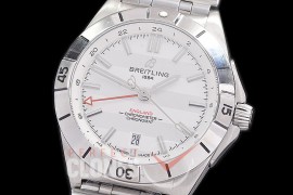 BL-C6N-101 ZF Chronomat Automatic GMT - 6 Nations Ruby Special Edition "England" SS/SS White A-2836 