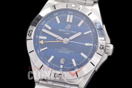 BL-C6N-104 ZF Chronomat Automatic GMT - 6 Nations Ruby Special Edition "Italy" SS/SS Blue A-2836 