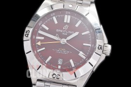 BL-C6N-105 ZF Chronomat Automatic GMT - 6 Nations Ruby Special Edition "Wales" SS/SS Red A-2836 