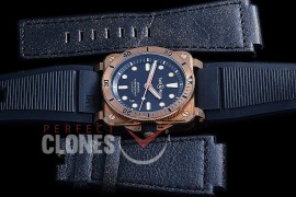 0 0 0 0 0 0 BR03-92-016 WBF/NF BR03-92 Bronzo Diver BR/RU Black Miyota 9015 - Free Leather Strap/ Toolkit - Special Offer !!