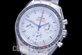 0 0 0 OMSP00315 OMF Speedmaster Moon Watch Limited Ed SS/SS White Venus 75 H/W 