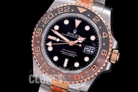 0 0 0 0 0 0 RLGTR00941W GMF V6 904L Steel / 14K Wrapped Rose Gold 2018 GMT 126711CHNR Coke SS/RG Black VR 3285 CHS