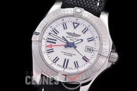 0 0 0 0 0 0 BLSA-43-031N ANF/OXF Avenger Automatic GMT 43mm SS/NY White Sticks Asia 2836