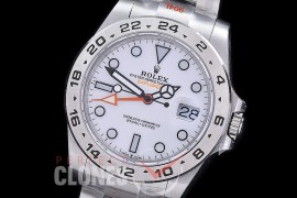 0 0 0 0 0 RLEX00931 GMF 904L Steel 216570 CHS Explorer II SS/SS White SA 3187