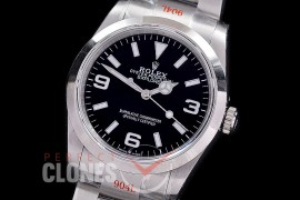 0 0 0 0 0 RLEX-36-001 GMF 904L Steel Explorer 1 36mm 124270 SS/SS Black SH 3230