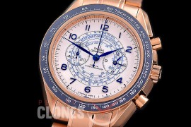 0 0 0 0 0 0 OMSP00917 Speedmaster Chronoscope RG/RG White OS20 Quartz