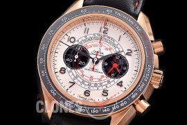 0 0 0 0 0 0 OMSP00916L Speedmaster Chronoscope RG/LE White OS20 Quartz