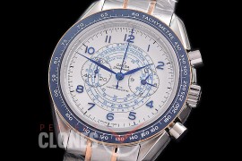 0 0 0 0 0 0 OMSP00907 Speedmaster Chronoscope SS/RG White OS20 Quartz